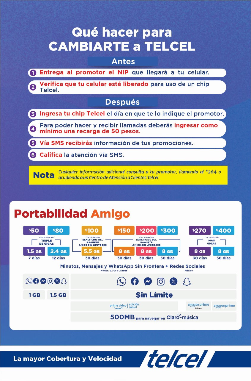 COMO CAMBIARTE A TELCEL